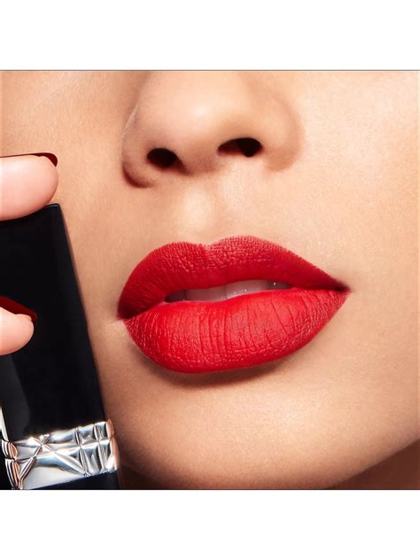 dior rouge 999 matte.